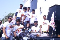 Bhola Shankar Movie Team Rally Photos